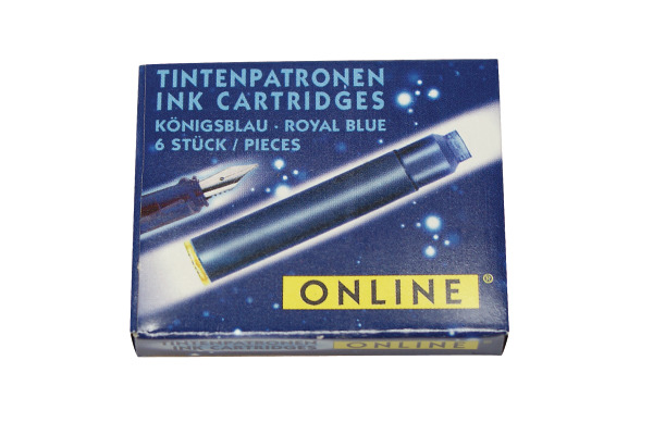 ONLINE Tintenpatronen Standard 17012/48 Königsblau 6 Stück