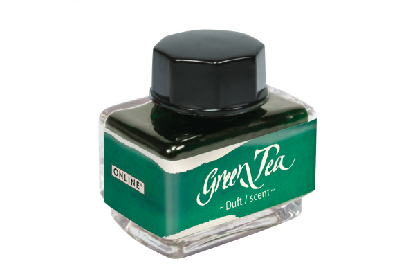 ONLINE Tintenglas 15ml 17065/3 Dufttinte Green Tea, green