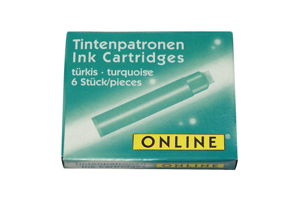 ONLINE Tintenpatronen Standard 17228/24 Türkis 6 Stück