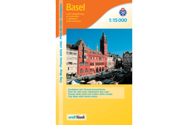 ORELL F. Stadtplan 905706758 Basel 1:15´000