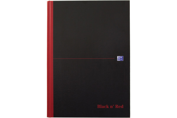 OXFORD Buch Black ´n Red A4 400047606 liniert, 90g 96 Blatt