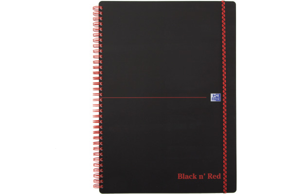 OXFORD Buch Black ´n Red A4 400047654 kariert, 90g 70 Blatt