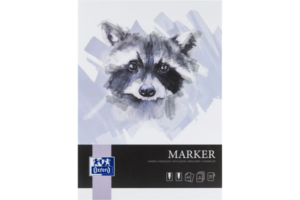 OXFORD Art Markerblock A3 400166105 blanko, 180g 15 Blatt