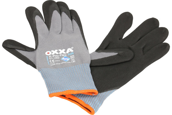OXXA Handschuh Pro-Flex Air Gr. S 51.292.07 Nylon, schwarze Microschaumb.
