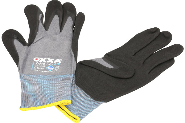 OXXA Handschuh Pro-Flex Air Gr. L 51.292.09 Nylon, schwarze Microschaumb.