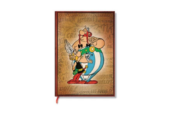 PAPERBLAN Notizbuch Asterix & Ob. Midi PB9704-4 liniert, orange 144 Seiten