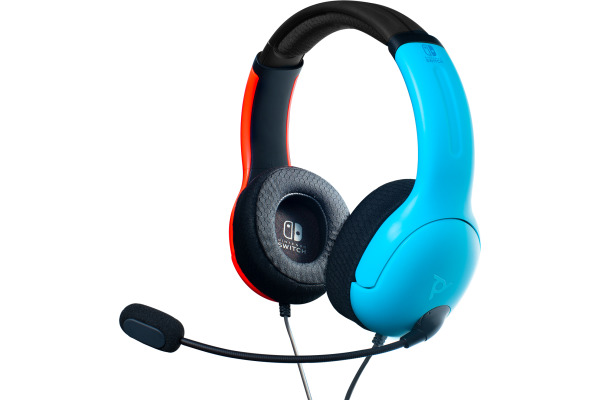 PDP LVL40 Wired Headset-Blue/Red 500162EUB for Nintendo Switch