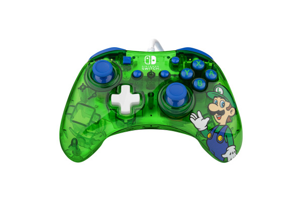 PDP Rock Candy Wired Controller 500-181-L NSW, Luigi Lime