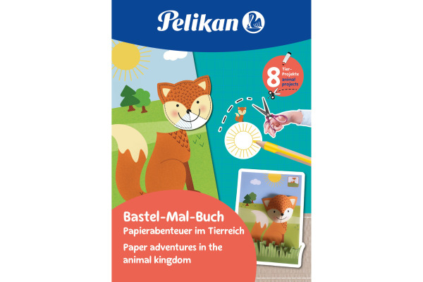 PELIKAN Verbastelbuch Tierreich 101547 A4 140g/m2