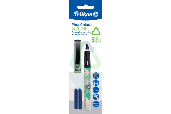 PELIKAN Tintenroller Pina Colada 0.7mm 7191786 Ecoline, Jungle