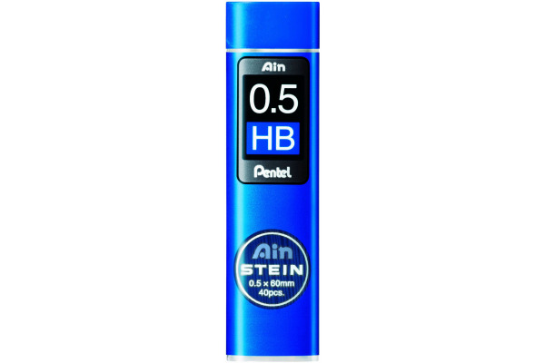 PENTEL Bleistiftmine AINSTEIN 0.5mm C275-HBO schwarz 40...