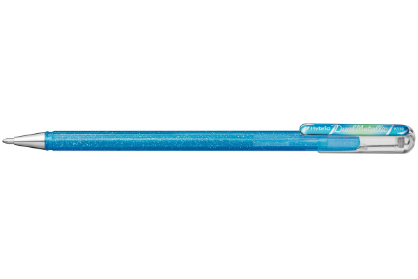 PENTEL Roller Hybrid Metal 1mm K110-DMNX graublau/blau/silber