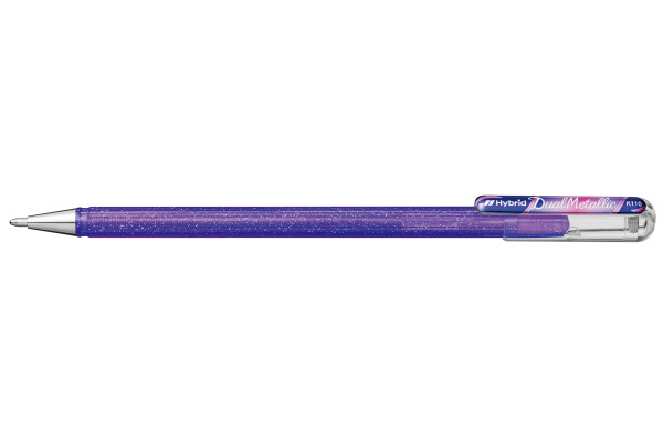 PENTEL Roller Hybrid Metal 1mm K110-DMVX violett/rot/blau