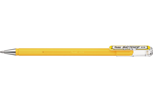 PENTEL Gel-Tintenroller Mattehop K110-VGX Mattehop gelb