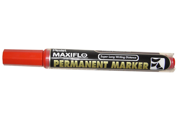 PENTEL Marker Maxiflo 2-4,5mm NLF60-BO rot