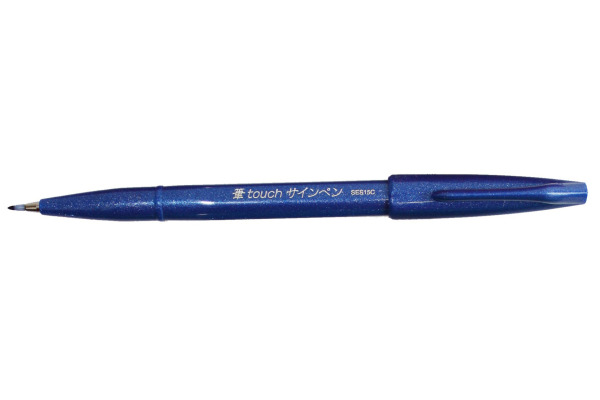 PENTEL Brush Sign Pen SES15C-C bleu