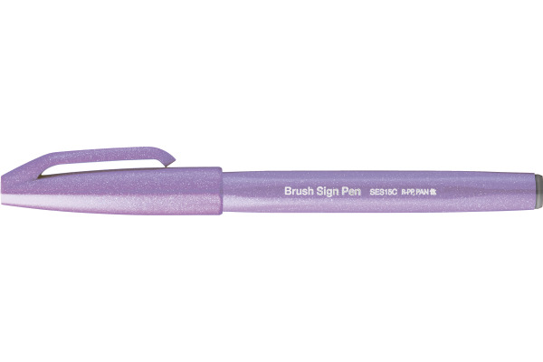 PENTEL Brush Sign Pen SES15C-V3 hell-violett
