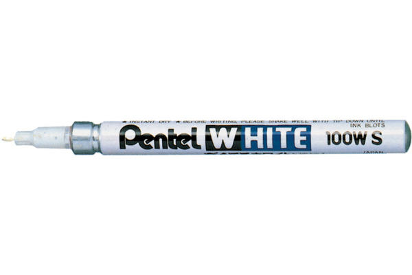 PENTEL Permanent Marker 2,0mm X100WS weiss