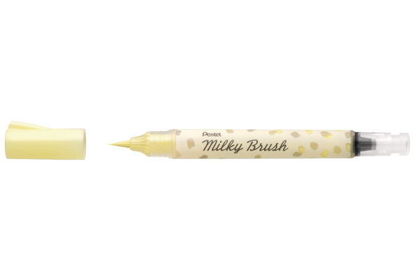 PENTEL Pinselstift Milky Brush XGFH-PGX pastell gelb