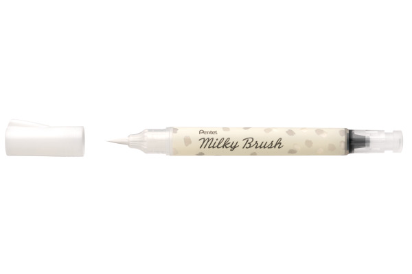PENTEL Pinselstift Milky Brush XGFH-PWX weiss