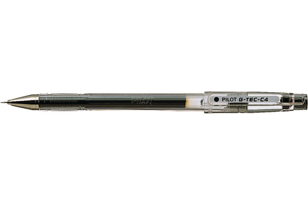 PILOT Gelschreiber G-TEC C4 0,4mm BL-GC4-B schwarz