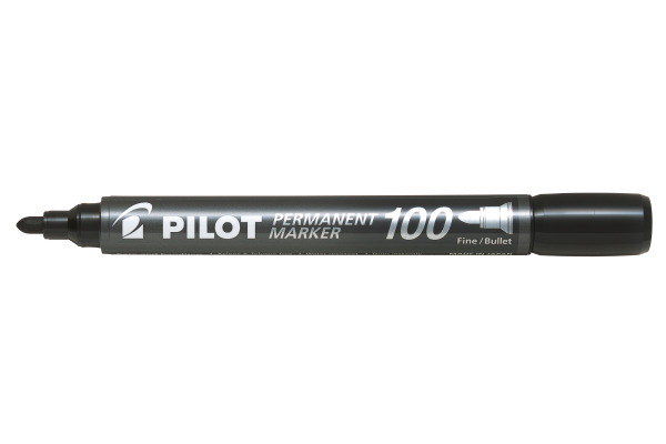 PILOT Permanent Marker 100 1mm SCA-100-B Rundspitze schwarz