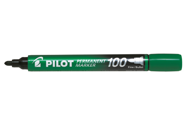 PILOT Permanent Marker 100 1mm SCA-100-G Rundspitze grün