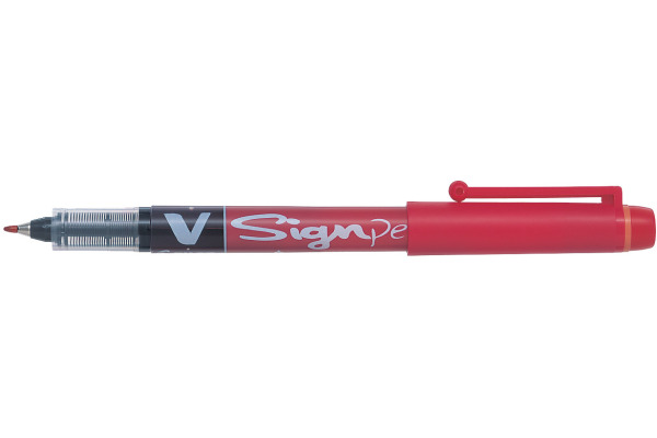 PILOT V-Sign Pen 0,6mm SW-VSP-R rot