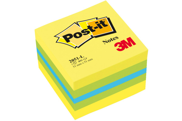 POST-IT W&amp;uuml;rfel Mini Lemon 51x51mm 2051-L...