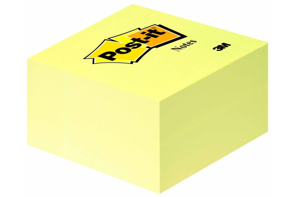 POST-IT Cube 76x76mm 636B jaune/450 feuilles