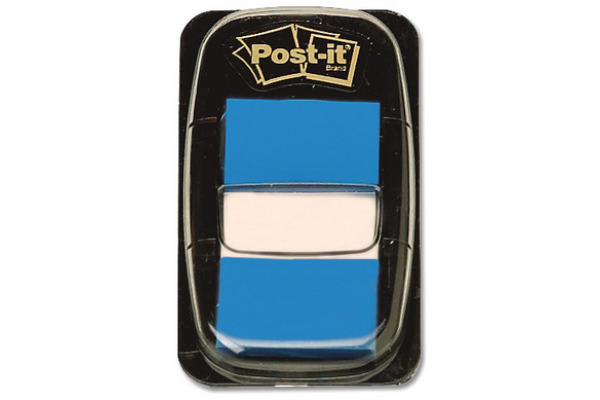 POST-IT Index Tabs 25,4x43,2mm 680-2 bleu/50 tabs