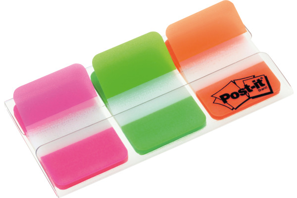 POST-IT Index Strong 25,4x38mm 686-PGO 3-farbig 3x22 Tabs