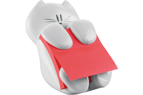 POST-IT Dispenser Katze weiss CAT-330 Z-Notes 90 Blatt...