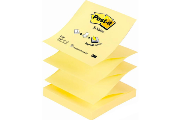 POST-IT Z-Notes refill 76x76mm R-330Y gelb 100 Blatt