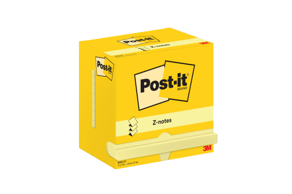 POST-IT Z-Notes 127x76mm R350 CY Gelb 12x100 Blatt