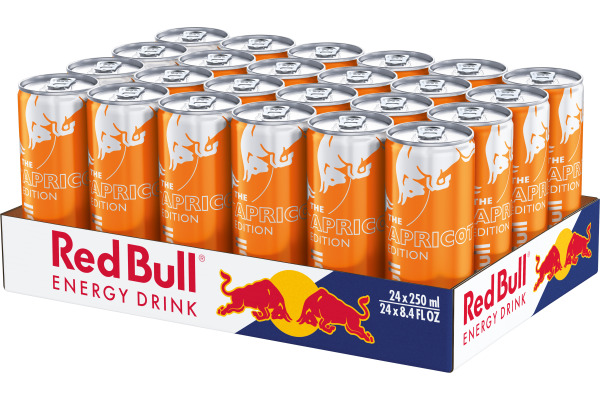 RED BULL Energy Drink Alu 7692 Apricot Edition 25 cl, 24 Stk.