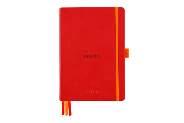 RHODIA Goalbook Notizbuch A5 118582C Hardcover mohnrot 240 S.