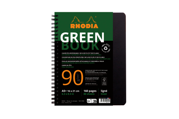 RHODIA Greenbook Notizbuch A5 119915C liniert 90g 160 S.