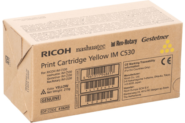 RICOH Toner yellow 418243 IM C530 18´000 Seiten