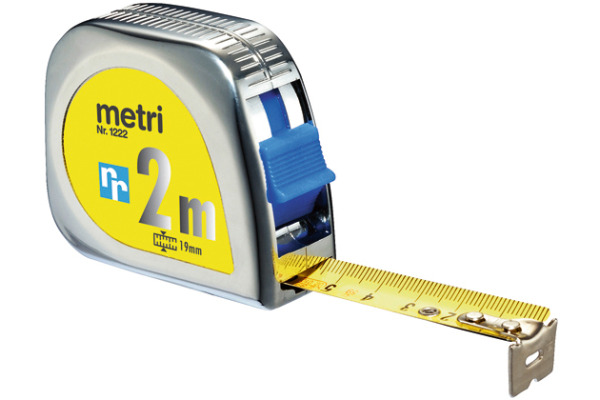 RIEFFEL Rollmeter 2m A10104 chrom