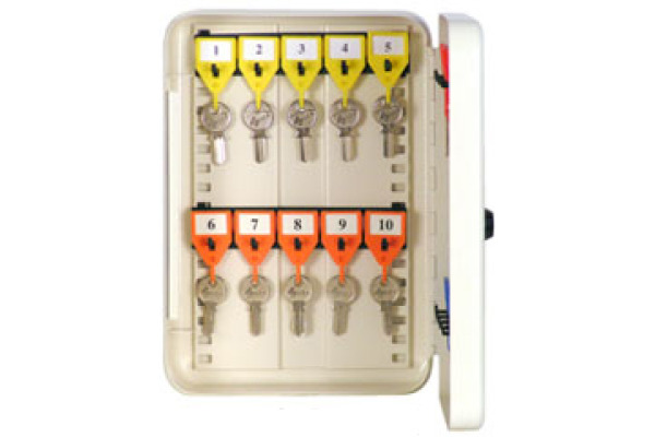 RIEFFEL Schlüsselkasten KyStor weiss A15609 20x18,5x7,5cm 20 Haken