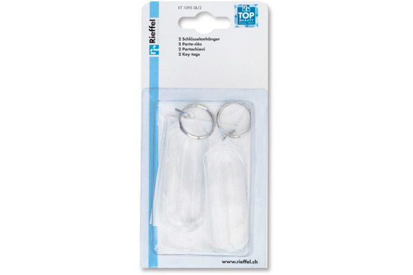 RIEFFEL Schlüssel-Anhänger A15865 2 Stück