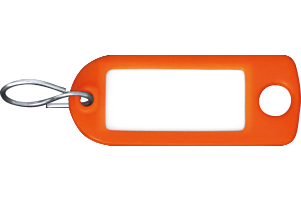 RIEFFEL Schlüssel-Anhänger A20962 orange 100 Stück
