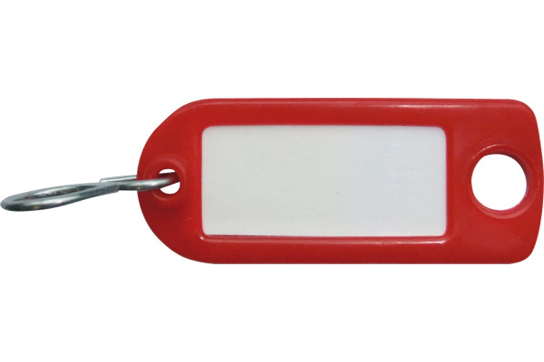 RIEFFEL Schlüssel-Anhänger A20963 rot 100 Stück