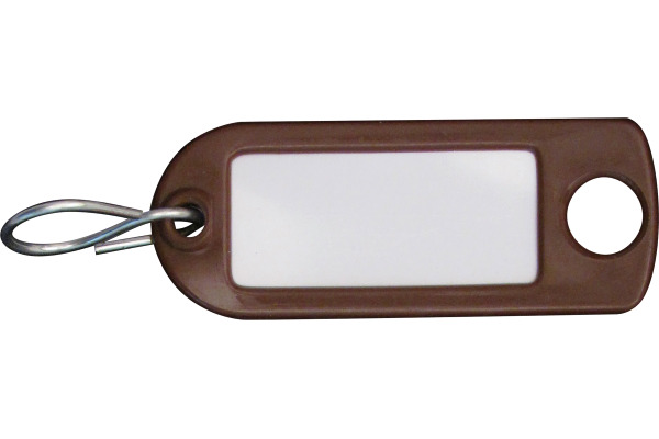 RIEFFEL Schlüssel-Anhänger A21248 braun 100 Stück