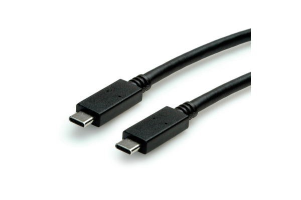 ROLINE USB-C-C, Lade & Datenkabel 11.44.905 Black, ST/ST, 100W, 3.2Gen2 1m