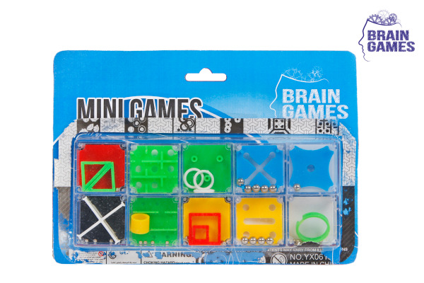 ROOST Brain Games 621185 Minipuzzle 10 Teile