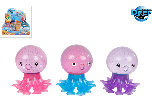ROOST Squeeze Ball Octopus 621579 mit Saugnäpfen, assortiert