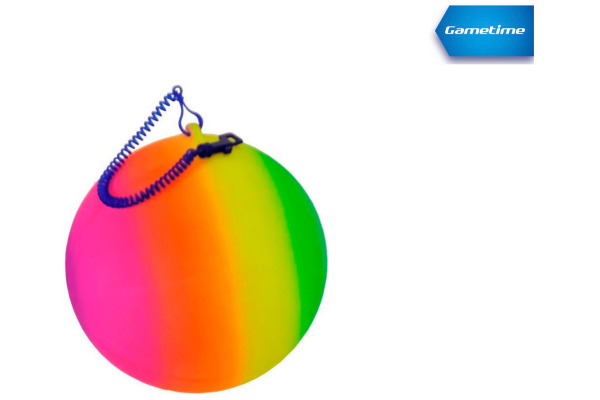 ROOST Spielball Regenbogen 21cm 720547 mit Kordel