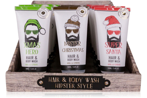 ROOST Hair-& Body Wash Hipster 8154349 Xmas,Tube, Motive ass. 100ml